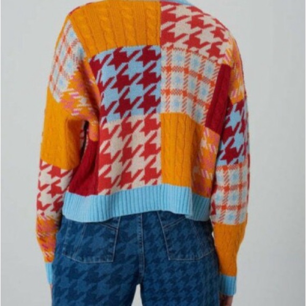 The Ragged Priest Colorful Patchwork Cardigan - Picture 2 of 5